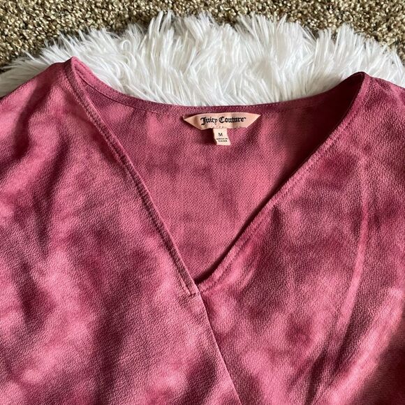 Juicy Couture Top Bell Sleeve Pink Womens Size Medium - Picture 6 of 8